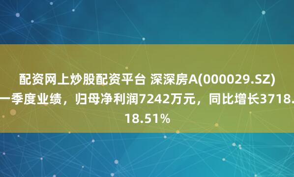 配资网上炒股配资平台 深深房A(000029.SZ)发布一季度业绩，归母净利润7242万元，同比增长3718.51%